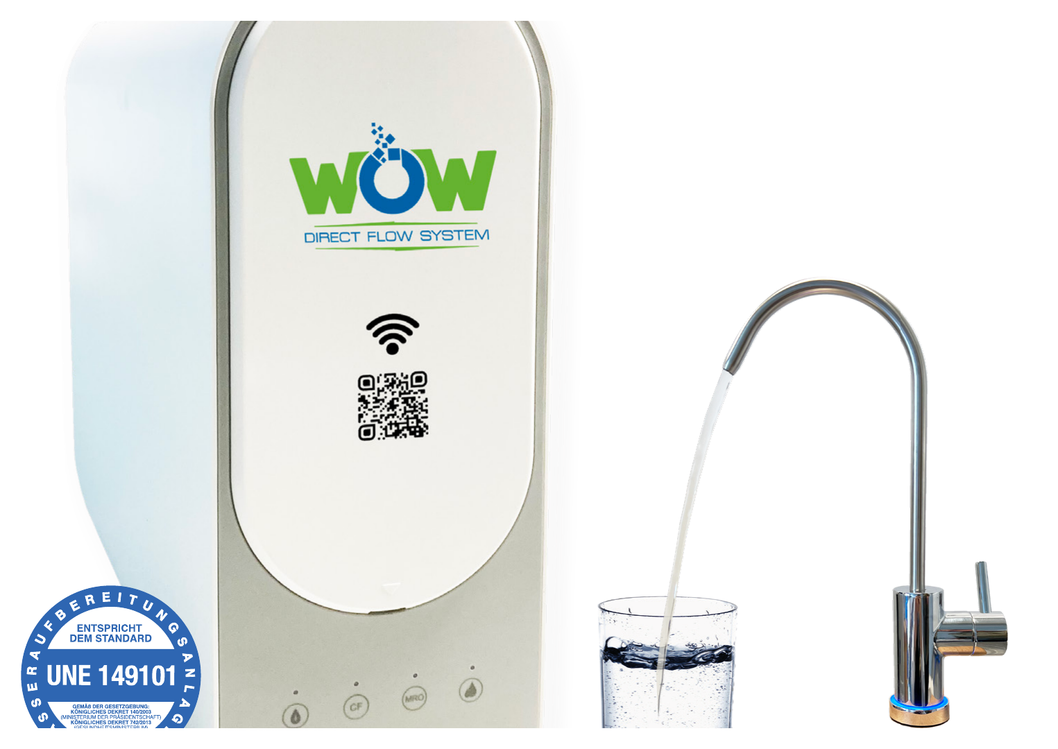 WOW — robinet avec indicateur LED